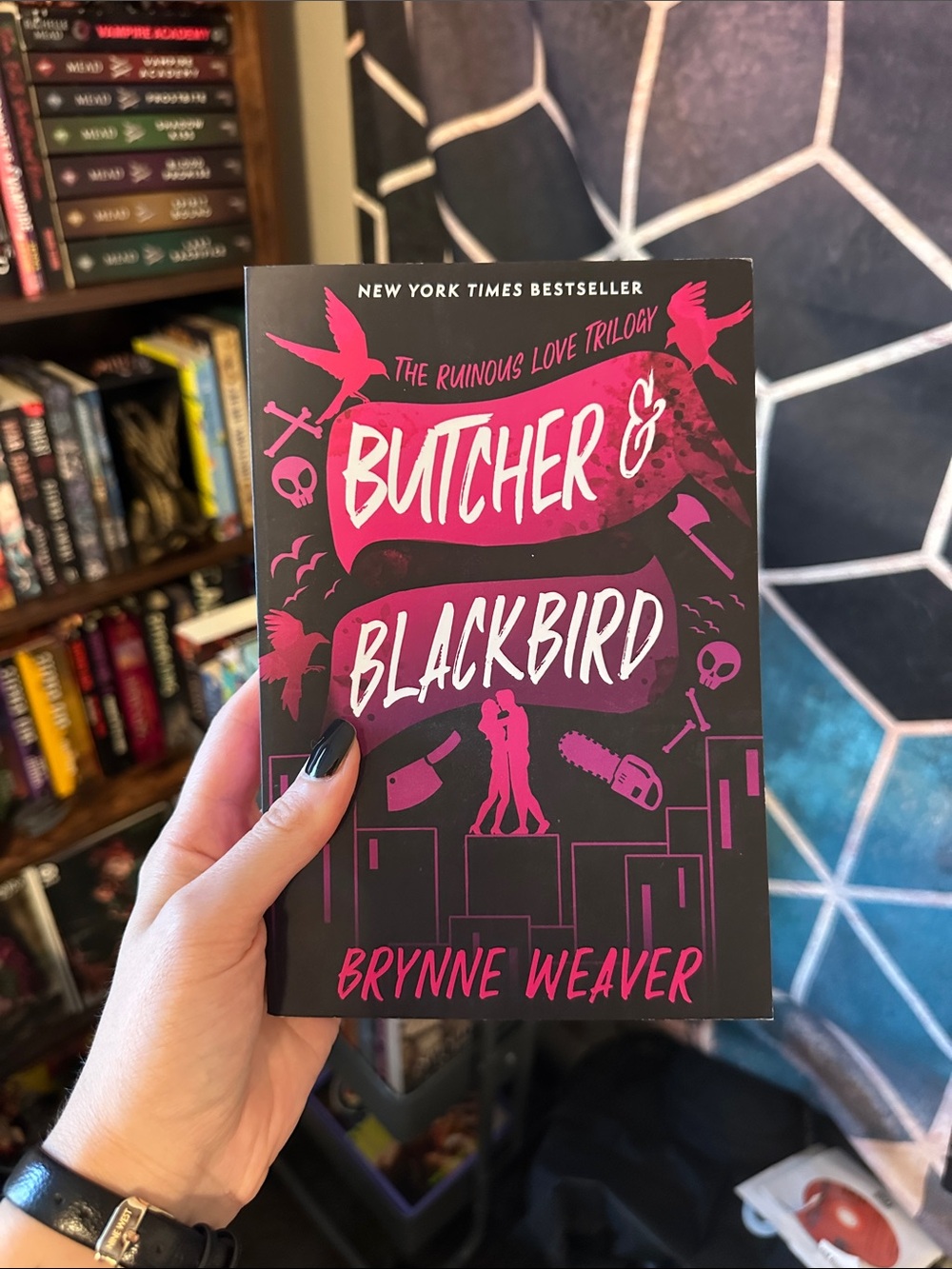 Butcher & Blackbird by Brynne Weaver - Black & Hot Pink Cover